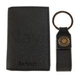 Barbour - Men's Wallet and Key Fob Gift Set in Black