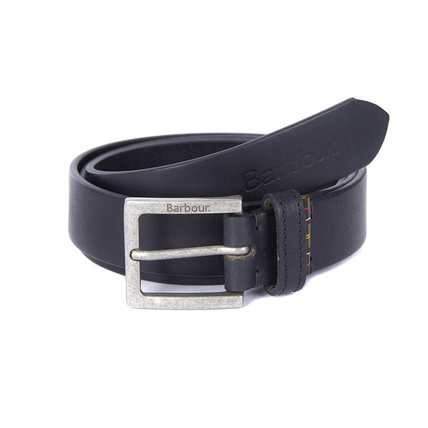 Barbour - Men's Pull Up Leather Belt in Black