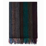 Paul Smith Men's Striped Blanket Scarf in Navy