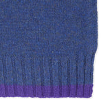 PS by Paul Smith - Colour Block Wool Scarf in Navy - Scarf - Sinclairs Online - 2