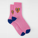 Paul Smith - Women's Venice Heart Socks in Pink