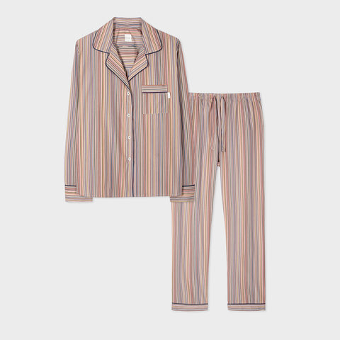 Paul Smith - Women's Signature Stripe Cotton Pyjama Set