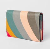 Paul Smith - Women's Swirl Print Leather Card Holder/Wallet