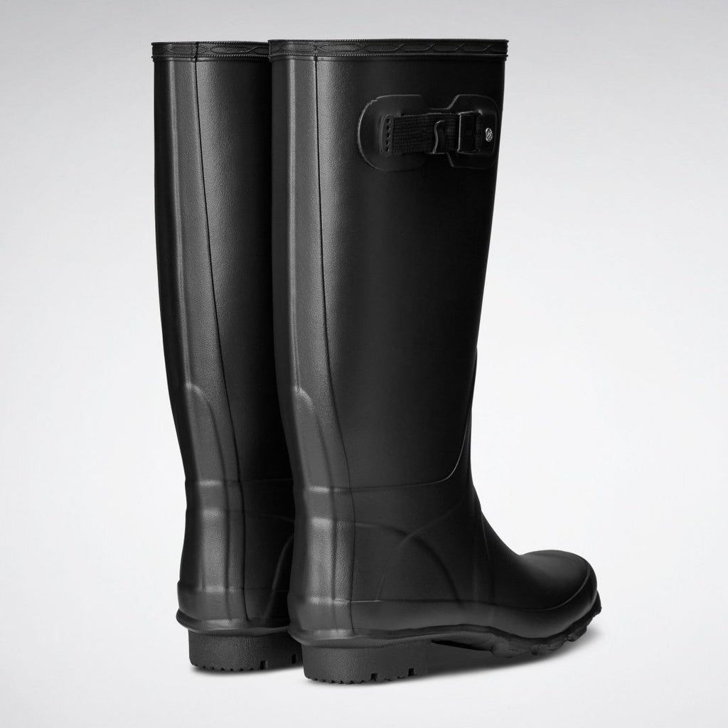 Hunter Women's Huntress Wide Leg Wellington Boots in Black Sinclairs