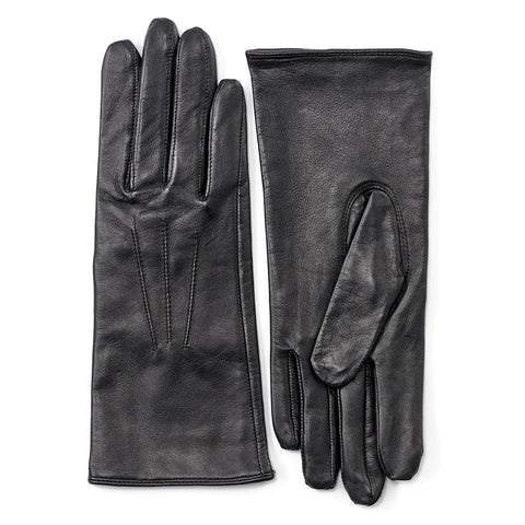 Pittards Ladies Nappa Leather 3 Point Gloves in Black