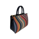 Paul Smith - Women's E-Swirl Print Leather Double Zip Tote Bag